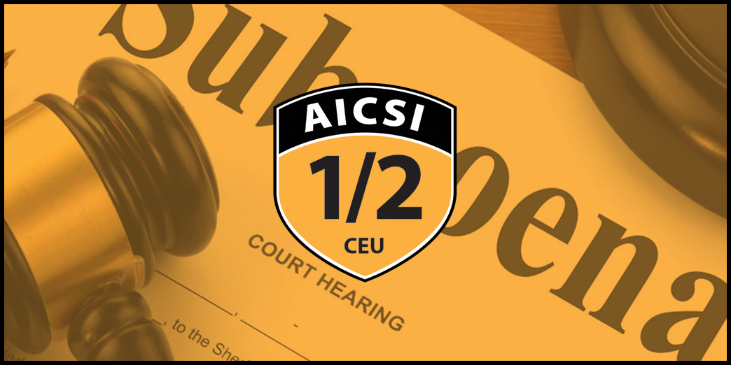 AICSI-32 Information Request by Subpoena